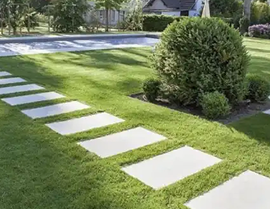 Пошаговая плита гладкая